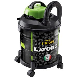 Generico Bidone Aspiratutto Professionale Joker1400S, Verde e Nero, Aspirapolvere Multifunzione