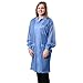 Desco 73619 Statshield ESD Smock, Lab Coat,Knitted Cuffs, Blue, 6XL