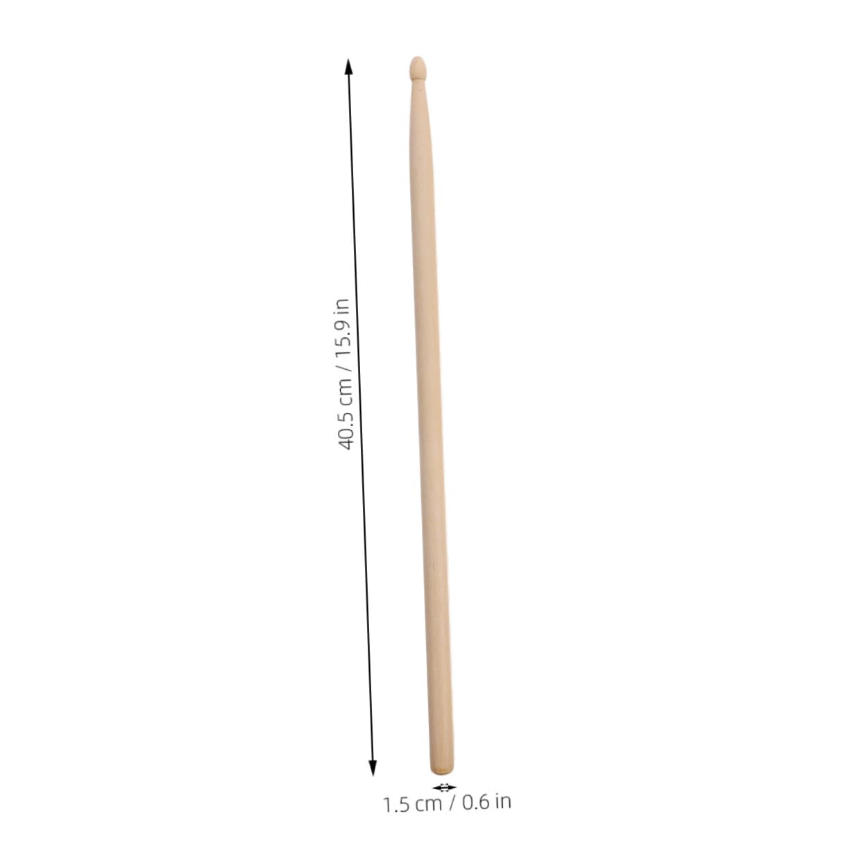 MAGICLULU 12paia Bacchette in Legno per Batteria di Bacchette con Impugnatura Liscia per Percussioni Jazz Gruppi Musicali Uso Pratico e Lezioni di Musica