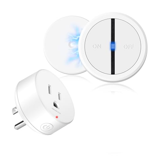Wireless Garbage Disposal Switch Kit, Greencycle Portable Remote Control Outlet,Garbage Disposal Switch...