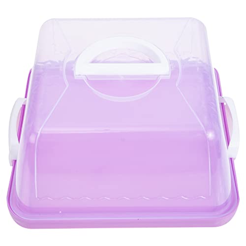 LIFKOME Portable Cake Carrier Handle Cake Container Holder Lid Cake Stand Transport Storage