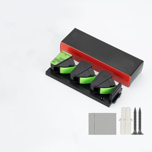 Axorafow Soporte de pesca expandible para pared, estante ajustable con almohadillas de goma antideslizantes y clips para barco de garaje, varillas de señuelo de almacenamiento seguro