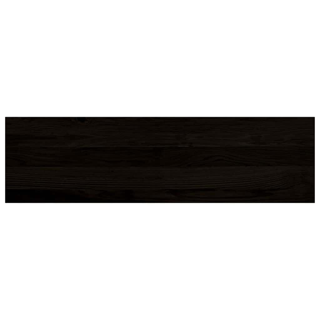 vidaXL Peldaños de escalera 2 uds madera maciza roble marrón oscuro, peldaño de escalera, peldaño de escalera de roble, alféizar de ventana