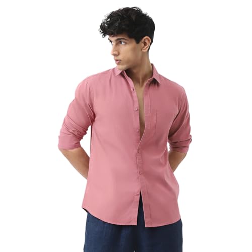 Image of Urbano Fashion Men's Cotton Full Sleeve Regular Fit Casual Solid Shirt