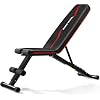 Weight Bench Press, Adjustable Workout Bench for Home Gym, Incline Decline Strength Training