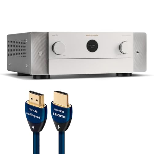 Image of Marantz Cinema 50 9.4 Channel Receiver & AudioQuest Sky 3m HDMI Cable (Silver)