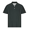 Polo da uomo a maniche corte con colletto da golf top classico ad asciugatura rapida top da corsa maglietta da golf traspirante camicie da lavoro estive casual magliette da rugby vestibilità ampia, 2 #3