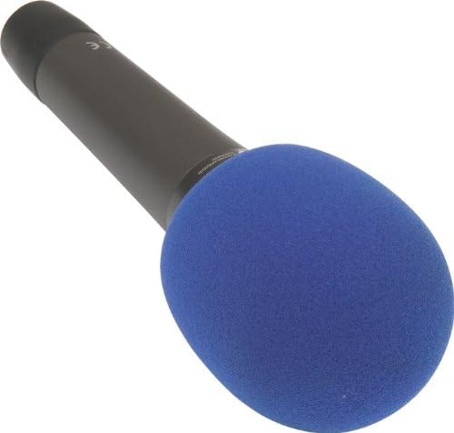On Stage MUS 58WS RD Foam Ball-Type Mic Windscreen, Red