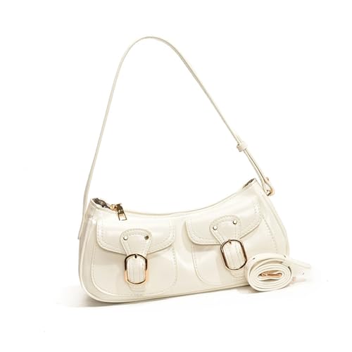 Tote Bag for Women, Retro Shoulder Bag Fashionable Crossbody Bags PU Leather Armpit Purse Casual Underarm Bags