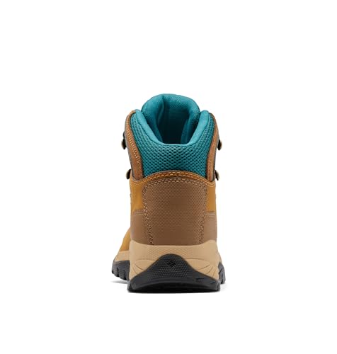 Columbia Columbia Womens Newton Ridge Lightweight Waterproof Hiking Boot, Elk/River Blue, 11