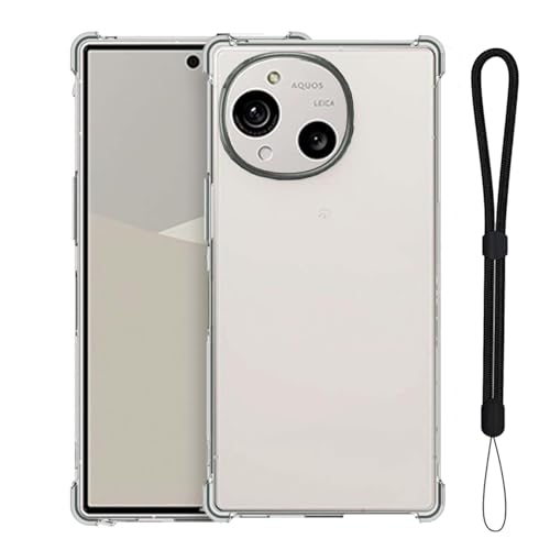 For SHARP AQUOS R10 �P�[�X �ϏՌ� �S�ʕی� �}�b�g�� �w��h�~ �C�菝�h�~ �ϏՌ� �G�A�o�b�O �ϏՌ� TPU�o���p�[ ��ʃ����Y�ی� TPU SHARP AQUOS R10 �P�[�X(�N���A)