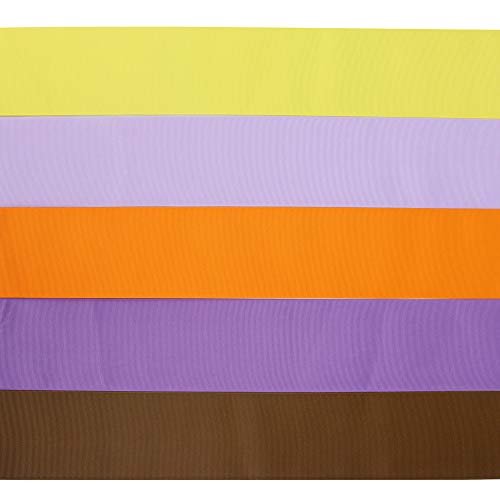 Midi Ribbon Grosgrain Ribbon 3 Inch Ribbon 20 Solid Color Ribbon Assortment, 3" X 2 Yard Each, Total 40 Yds Per Package #TOP4