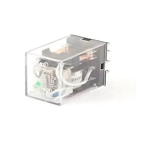 Relais de puissance DPDT 24V DC indicateur LED vert 8 broches haute précision