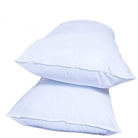 Home Sweet Home UK Microfibre Soft Touch Pillows Pack Of 2 Soft Hollowfibre Filling, Machine Washable & Soft Firmness Ideal For Side And Back Sleepers - White (48cm x 74cm)