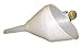 WirthCo 90080 Funnel King White Polyethylene Extra Heavy Duty Side Fill Funnel - 120 oz. Capacity