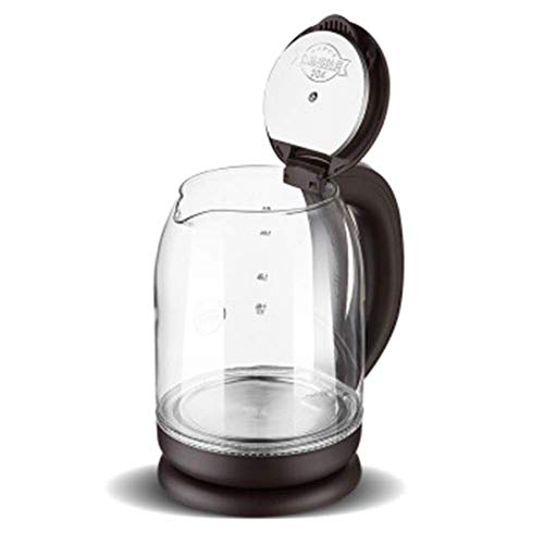 gerenic Elektrischer Glas-Wasserkocher,kabellos,1,8 L Edelstahl-Wasserkocher,Blaue Beleuchtung,LED-Licht… – Bild 3