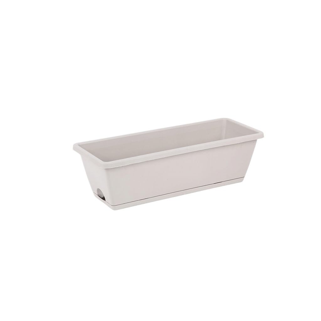 NEBE Planter Boxes Outdoor Balcony Railing Terrace Wall Hanging Rack Rectangular Flower Pot Simple Planting Pots