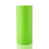 QeeLink Sleeve for Hydro Flask Type Water Bottle Silicone Sleeve - Hydroflask Accessories - All-Round Protection (Multiple Colors, 40oz) (Green)