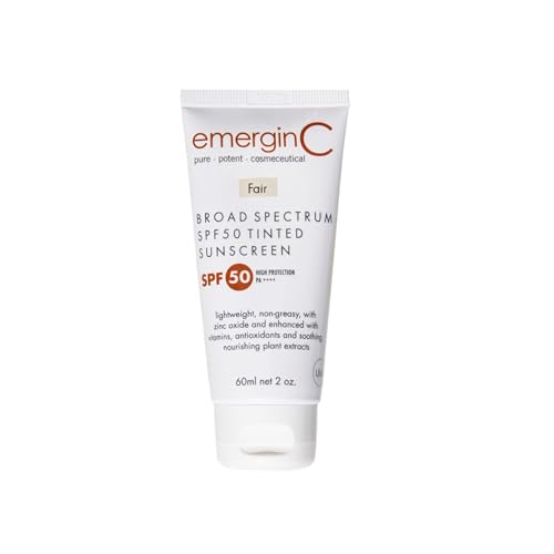 emerginC Broad Spectrum SPF 50 Tinted Mineral Sunscreen for Face