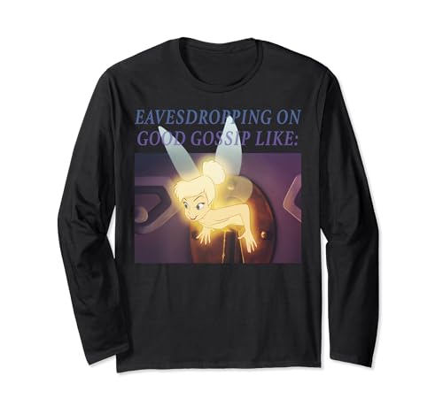 T-shirt manches longues Tinker Bell pour fan de l'univers fantastique du Pays Imaginaire