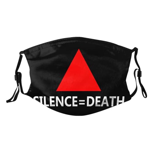 Action=Life Silence=Death Pride Flag Adult Dust Mask Adjustable Dust Face with 2 Filter7