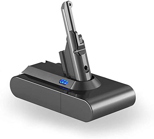 DTK Batería para Dyson V8 Absolute Cord-Free Vacuum Handheld Vacuum Cleaner Baterías [3000mAh 21.6V]