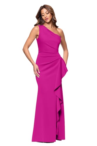 Image of Xscape Women's Off The Shoulder Sequin Floral Lace Overlay Formal Gown with Sweetheart Neckline