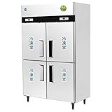 (ジェーシーエム)JCM 省エネIシリーズ タテ型4ドア冷凍庫 JCMF-1280-IN 978リットル 幅1200×奥行800×高さ1950mm【送料条件:最寄りの運送会社止めでお引取りの場合のみ】【別途費用にて搬入設置可能】