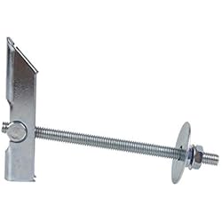 Taco Para Ventilador Techo DOJA Industrial | Taco Basculante M6 | PACK 4 | Anclaje de Vuelco para fijación de elementos en pared hueca o techo | Tacos de Vuelco de Balancín para fijar ventiladores de pared, entre otros usos.