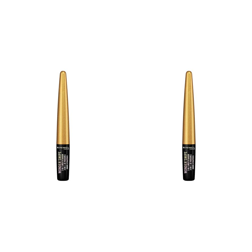 Rimmel Wonder Swipe 2-in-1 Glitter Eyeliner to Eyeshadow, Instafamous, 1.7 ml (Pack of 2)