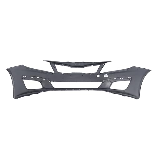 Image of FitParts Compatible with Kia Optima 2014-2015 Front Bumper Cover | Primed, With Fog Light Holes, Without Parking Sensor Holes, Sedan, Ready to Paint, OEM 865112T500, KI1000169