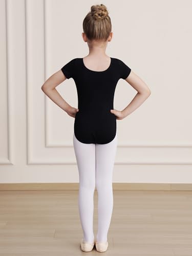 Image of WEGETIT Ballet Leotards for Girls Toddler Dance Leotard with Skirt Kids Gymnastics Outfits Ballet Dance Tutu Dress