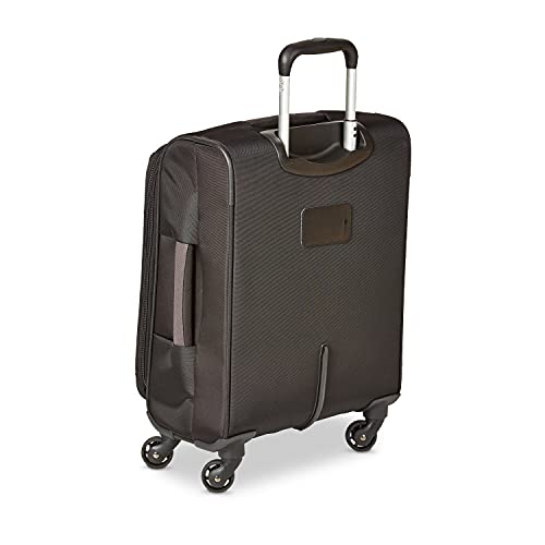 Amazon Basics 21-Inch Softside Spinner, Black #TOP3