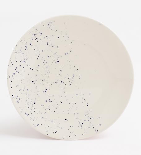 Image of miah decor Ceramic Dinner Plates Set of 4 Handcrafted Dining Plates Full Plates for Home Kitchen and Restaurant Microwave Dishwasher Safe Size 10 Inches