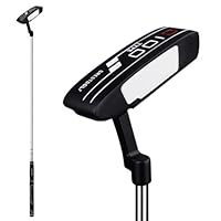 Crestgolf 35 Zoll Edelstahl Golf Insert Putter Blade Golf Putter, Putter für Herren Rechtshänder (schwarz) Herren Rio
