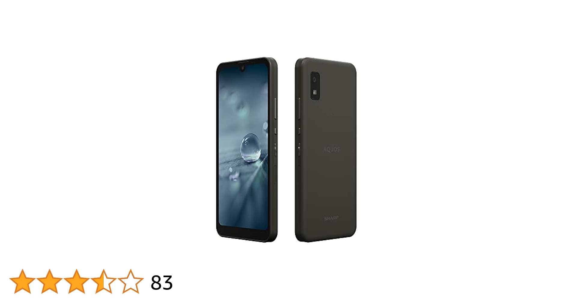 AQUOS wish（A103SH）チャコール 未使用 箱付き AQUOS wish A103SH チャコール【SoftBank版 SIMフリー】|中古