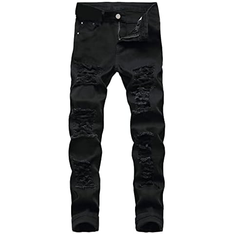 Pantalons en Jeans Déchiré ZEZKT Cover