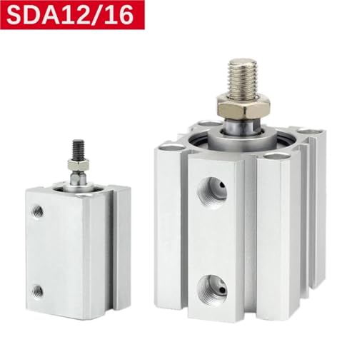 Cylindre pneumatique SDA de haute précision corps aluminium usiné