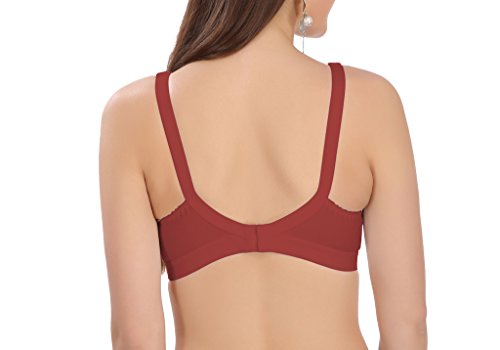 Image of Eve's Beauty Womens Full Coverage Bra | Adjustable Broad Straps | Full Cups Bra | Non Padded | Non Wired Bra