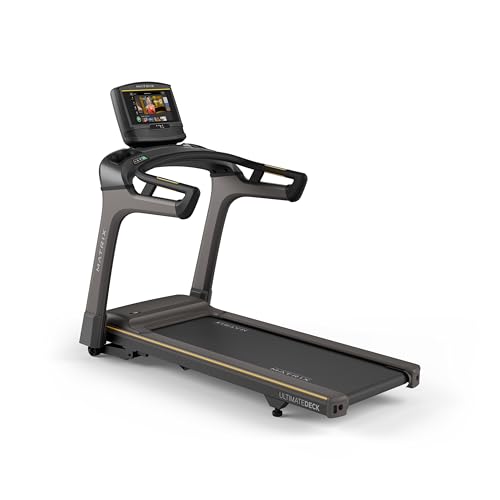 Image of Matrix Fitness T30 Treadmill with XER | 10 inch Touchscreen (WiFi+BT) | Club-Quality Treadmill for Running, 5K & Marathon | | Heavy-Duty Frame, Extra-Thick 20 inchx55 inch Deck, Industrial Cushioning