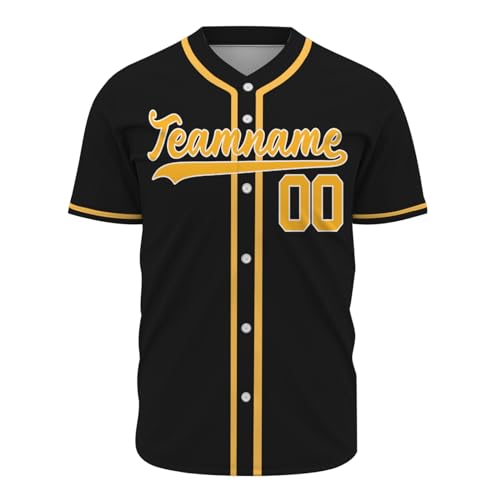Custom Baseball Jersey, Personalized Baseball Button Down Shirt, Custom Sports Jersey, Jersey Men for Men Women Boy miniatura 2