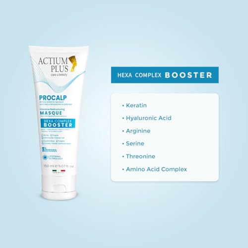 Image of Procalp Keratin Repair Shampoo and Masque Combo | Strengthening, Hydrating & Smoothing Formula | Liposomal Technology | For Damaged, Frizzy, Heat-Styled & Chemically Treated Hair | Suitable for Normal, Dry & Sensitive Scalp Types | Combo 400ml