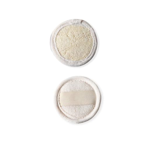 Ipetboom 10Pcs Natural Loofah Makeup Remover Pads Facial Wipes for Gentle Cleansing Diameter for Eye Face Makeup Removal Travel Friendly Design