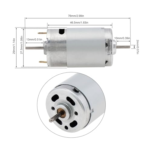 Moteur électrique 390 12V 22000 tr/min mini moteur DC pour engrenage