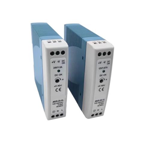 Alimentation stabilisée MDR 24V DC 20W SMPS boîtier de commutation sur rail DIN
