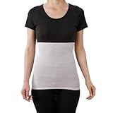 [“着る岩盤浴”ＢＳファイン] ウエストウォーマーロング お腹の冷え・疲れに BSFIN レディース メンズ 日本製 BN2202 (ブラック・グレー・ピンクベージュ,M・L・LL) (ピンクベージュ, L)