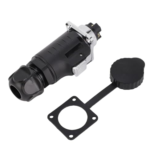 Conector aviación 3 pines IP68 cierre seguro doble sellado