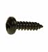 Produktbild Reidl Linsenkopf Blechschrauben 3,5 x 16 mm DIN 7981 verzinkt schwarz 1000 Stück