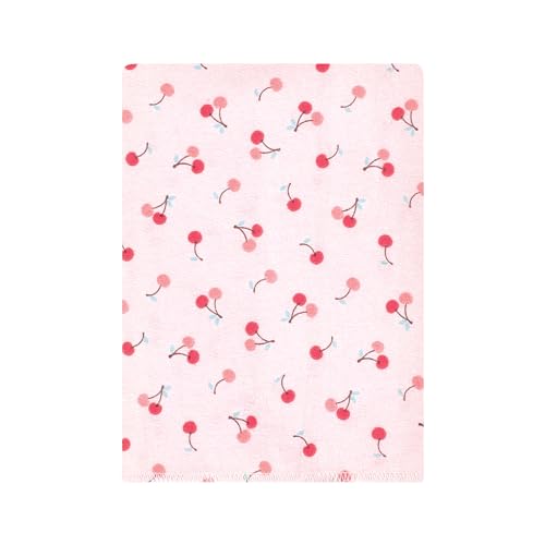 Image of Hudson Baby Unisex Baby Flannel Burp Cloth 12pk, Cherry Sweet, One Size