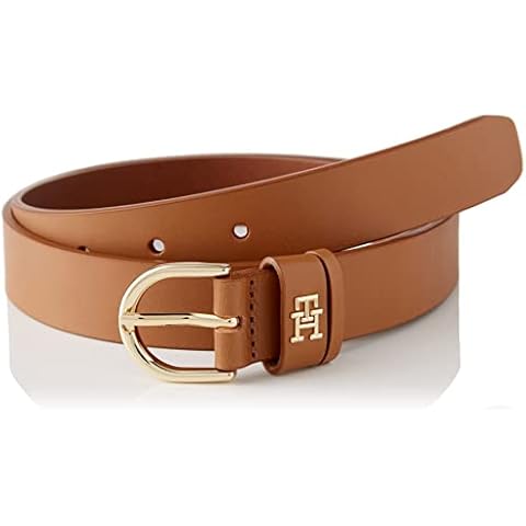 Tommy Hilfiger Damen Gürtel TH Timeless 2.5 Ledergürtel, Braun (Cognac), 115 Cover